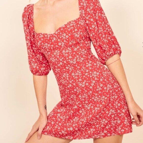 RARE NEW Reformation Kopa Sweetheart Dress Size 2 - Picture 2 of 13